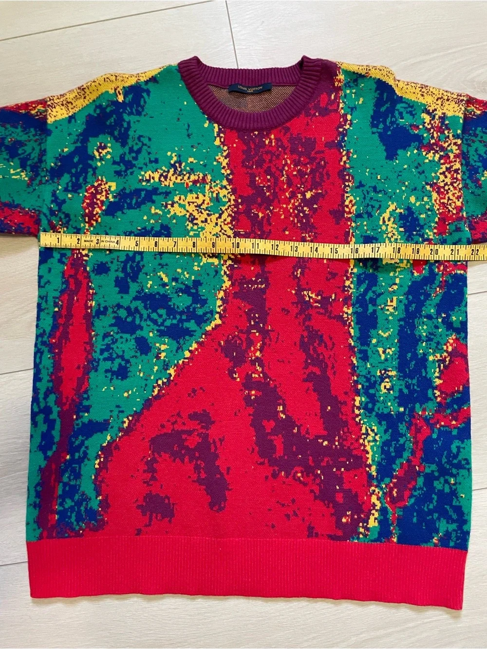 Louis Vuitton “Heat Map” Crewneck Sweater - Red/Green/Blue/Yellow